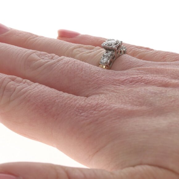 Yellow Gold Diamond Engagement Ring - 14k Round Brilliant .56ctw - Picture 4 of 6